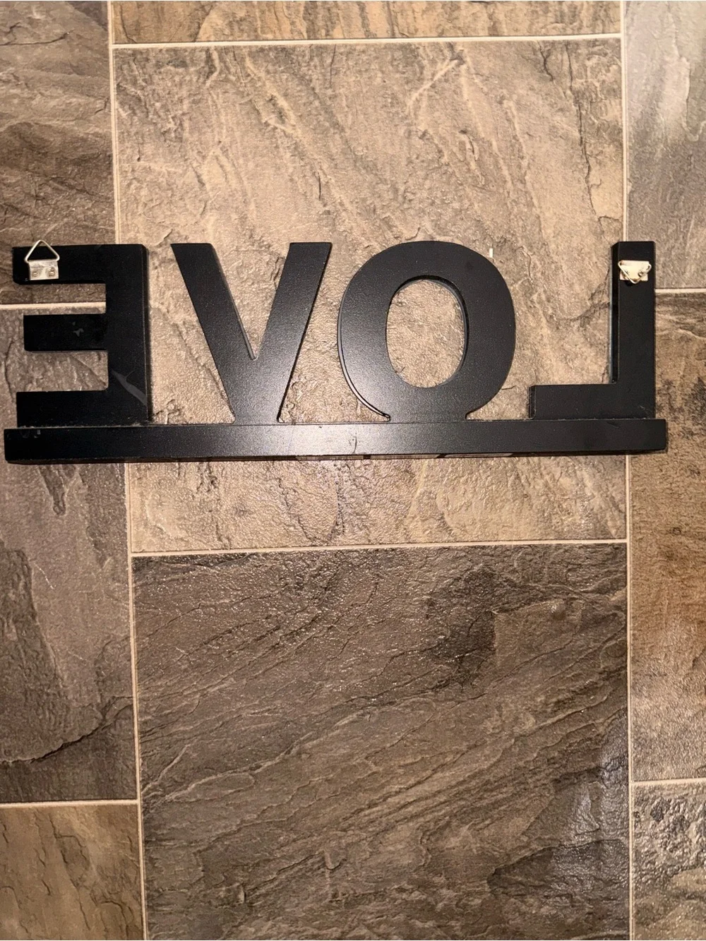 Decorative 'LOVE' Wall Letters in Silver -